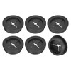 QUARKZMAN Pack of 6 Cable Grommets, 1-3/8 Inch (35 mm)