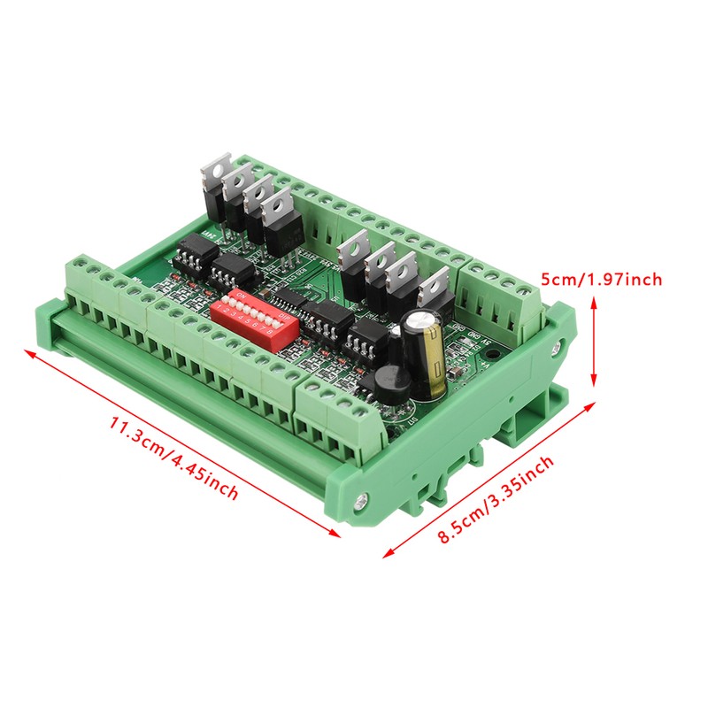 8-Channel NPN/PNP to NPN 5V/24V SquareWave Signal Conversion Module Level