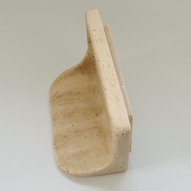 Simple Tile - Artificial Stone Resin Soap Dish Bath Accessories (Light Travertine)