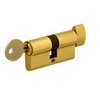 C.R. Laurence Brass Keyed Alike Cylinder Lock with Thumbturn By