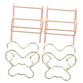 Gatuida 4pcs Makeup Sponge Holder Lightweight Beauty Puff Stand Hollow Design for Air Circulation for Home and Travel Durable Construction