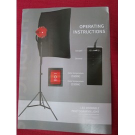 Kshioe Professional Photo Video Studio 500W Stepless dimming lights