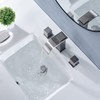 MR. FAUCET Waterfall Bathroom Sink Faucets 3 Hole, 2-handle 8