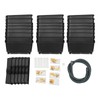 24Pack Vertical Wall Planter, 13 inch Wall Mounted Garden Planters,