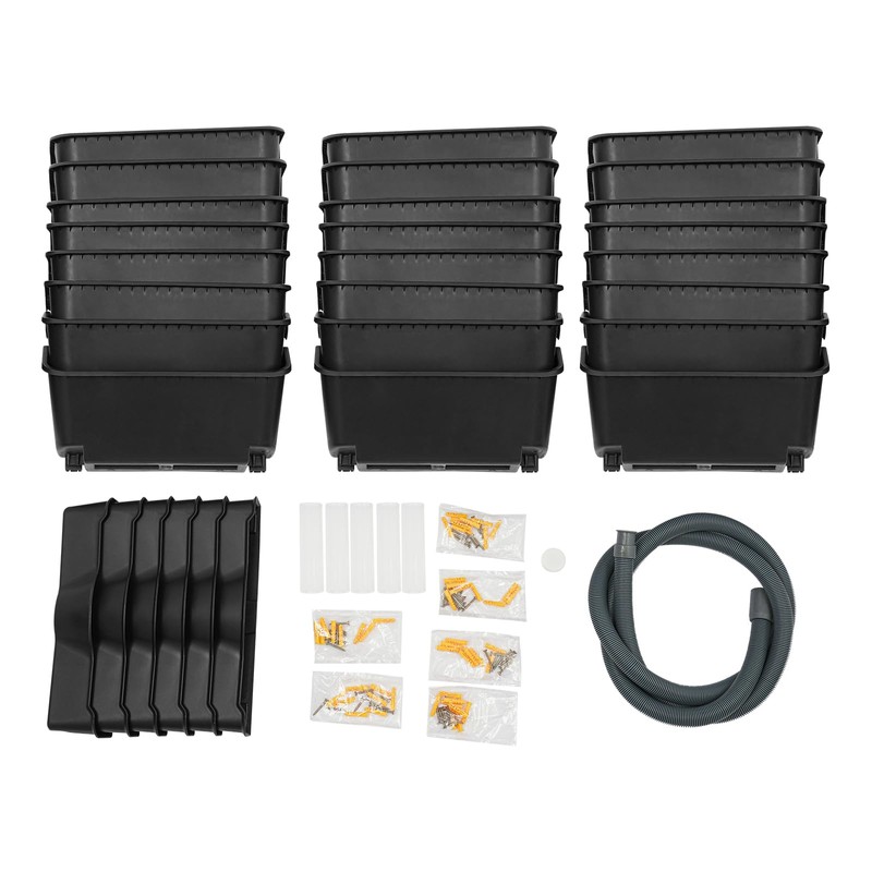 24Pack Vertical Wall Planter, 13 inch Wall Mounted Garden Planters,