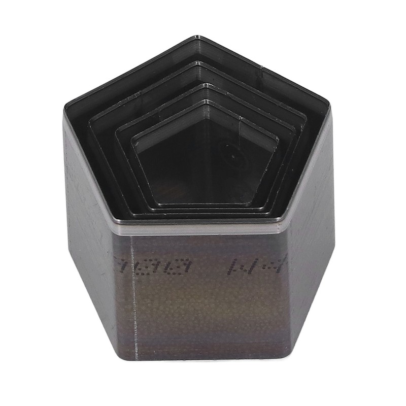 4Pcs Pentagon Cutting Punching Die Alloy Steel Leather Cutting Mold