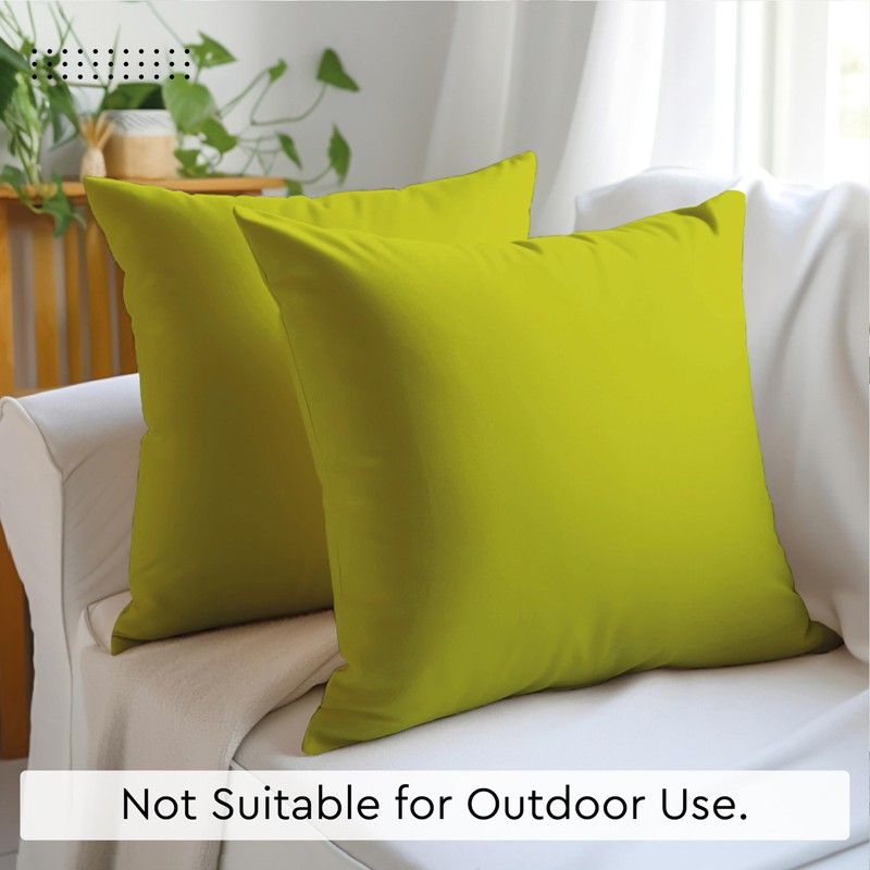 Encasa Homes Cushion Covers 2pc set (60 x 60 cm)