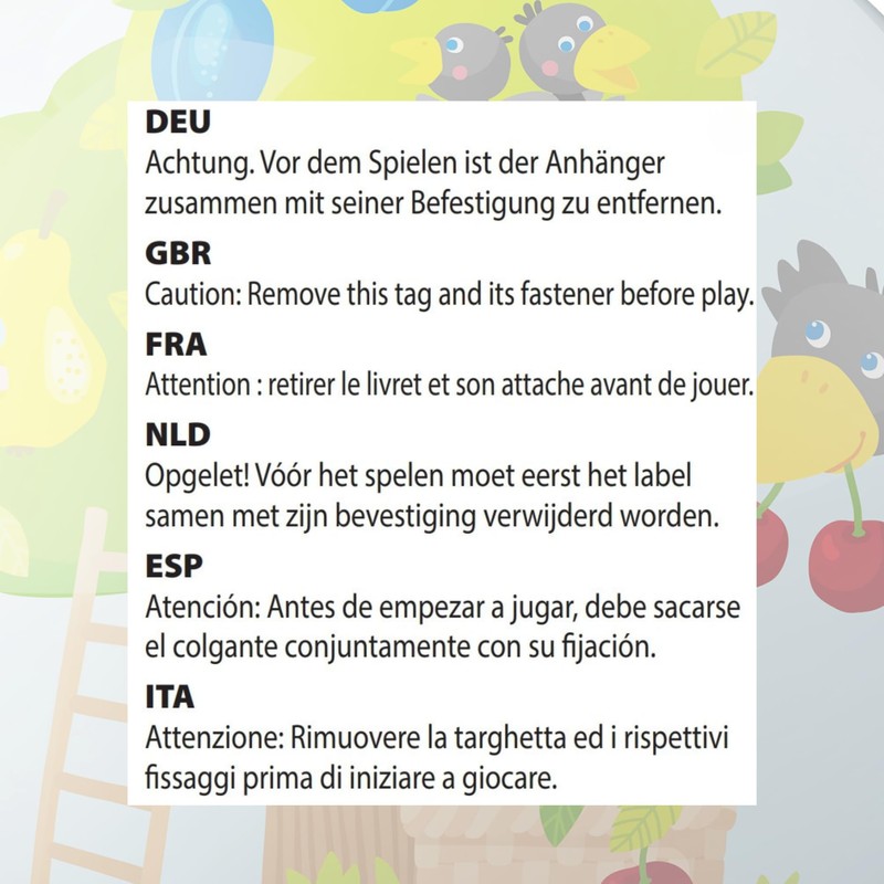 HABA Palla da frutteto – Palla per bambini dai 2