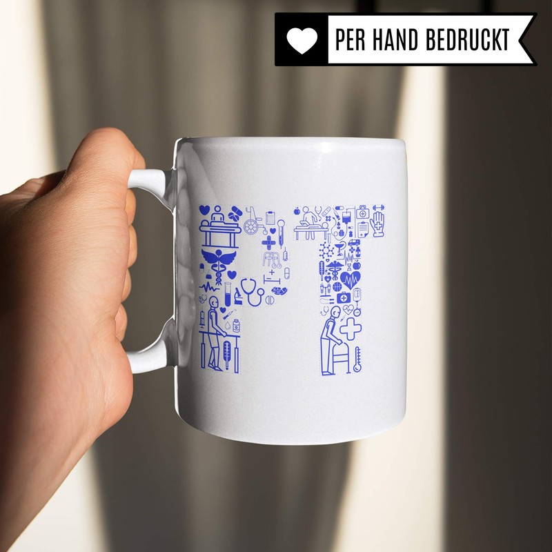 Pagma Druck Physiotherapy cup, physiotherapist gifts, coffee cup, saying, physiotherapist,