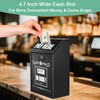 Wall Mounted Cash Box with combination Lock and Slot, Secure
