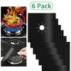 6 Pieces Stove Top Covers, Reusable, Non-Stick, Stove Burner Foils,
