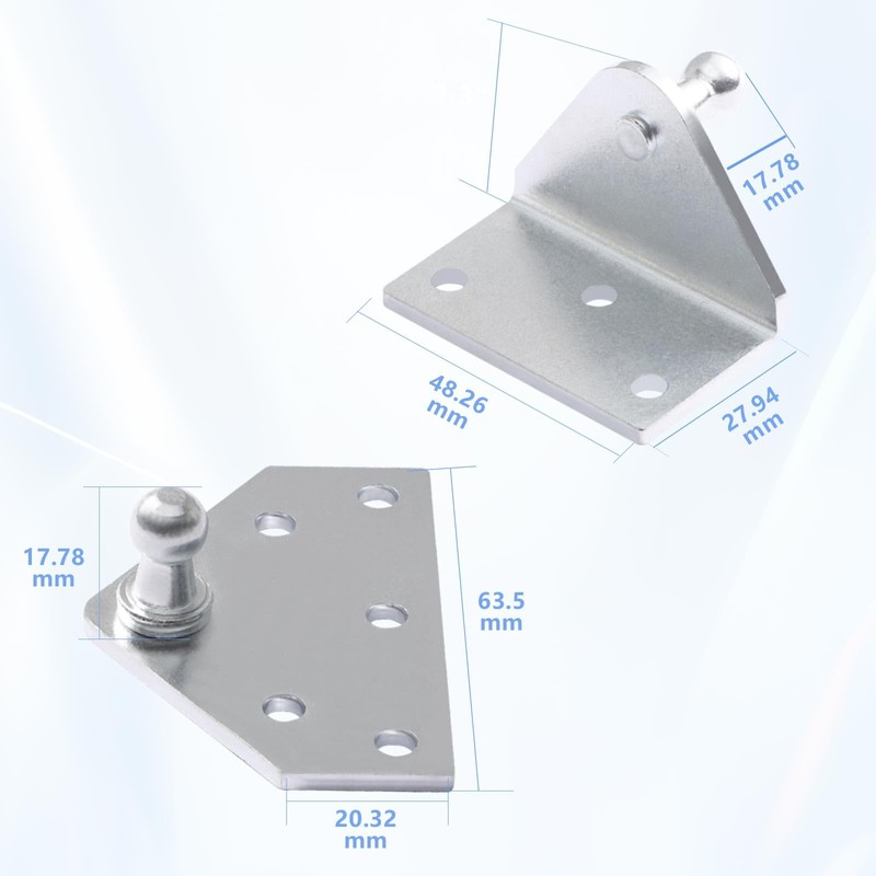 ARANA Universal 10 mm Ball Bolt Mounting Bracket Wide for