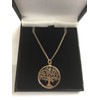 ANTOMUS® 18ct YELLOW GOLD VERMEIL SILVER TREE OF LIFE YGGDRASIL