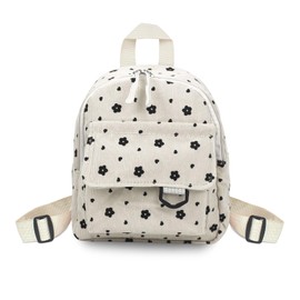 WisePoint Girls Backpacks, Corduroy Women's Fashion Backpacks Small Backpack with Adjustable Shoulder Straps, Fashionable Casual Daypacks for Travelling, Dating, Shopping (beige)
