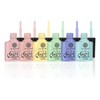 Gama De Gel Semipermanente Mussa 6 Esmaltes Para Uñas Uv