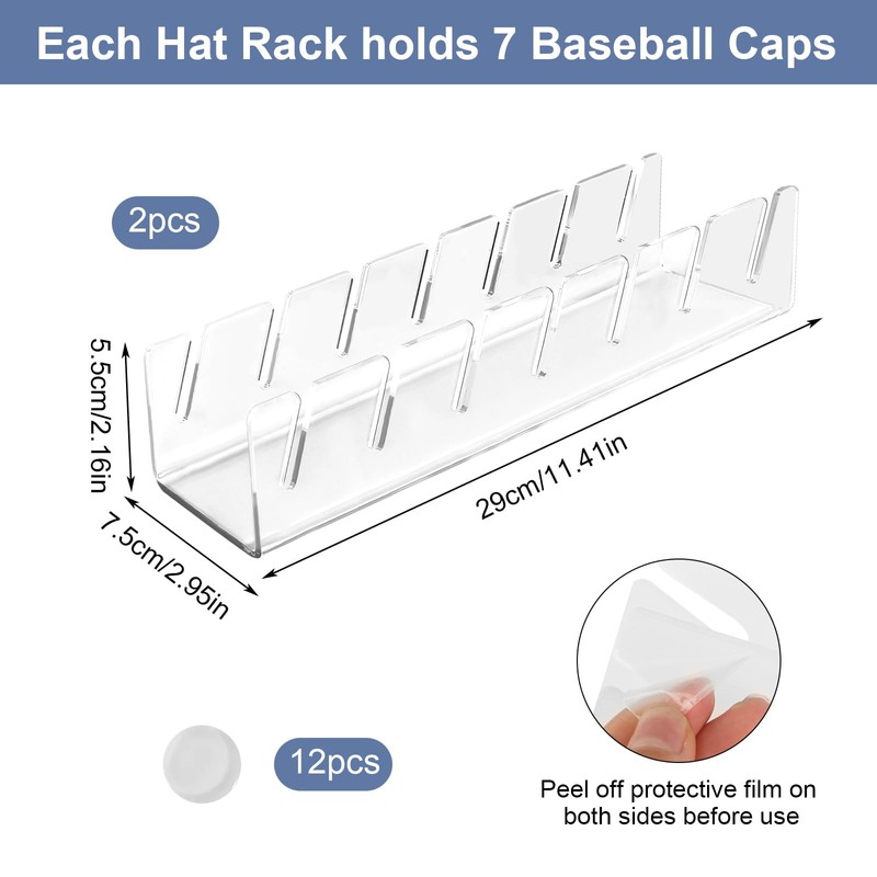 YGKYMVW Cap Stand for Baseball Caps, Pack of 2, No