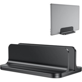 Timotech Soporte Vertical Ajustable para Laptop, Base de Aluminio Premium de Porttiles de hasta 17.3, Diseo Antideslizante y Ahorra Espacio, para...  