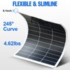 ECO-WORTHY 130 Watt 12 Volt Monocrystalline Flexible Solar Panel Semi-Flexible