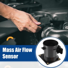 ACROPIX Car Mass Air Flow MAF Sensor Replacement Fit for Ford Expedition 4.6L 5.4L 2003-2004 No.3L7U12B579AA/3L7Z-12B579-AA - Pack of 1 Black