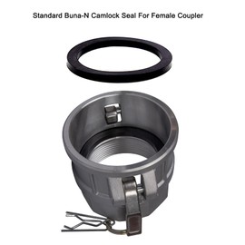 Quafwia 3 inch Camlock Fitting Gasket (10-Pack) - Cam Lock Hose Seal for Female Coupler - Cam Groove Replacement Rubber Washer