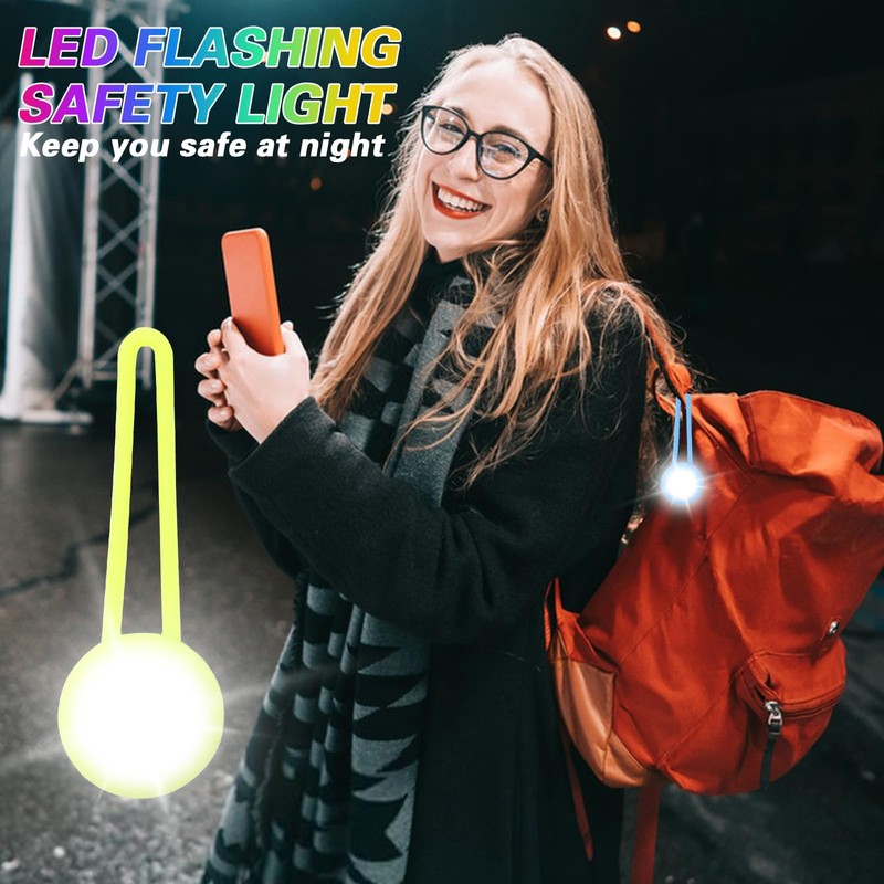 Gohytal LED Flashing Light School Bag, Pack of 8 LED