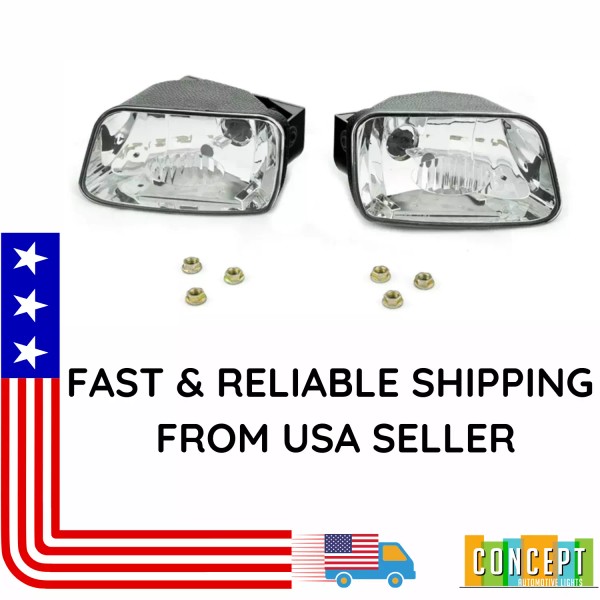CONCEPT AUTOMOTIVE LIGHTS For 2002-2009 Chevy Trailblazer Clear Lens Bumper