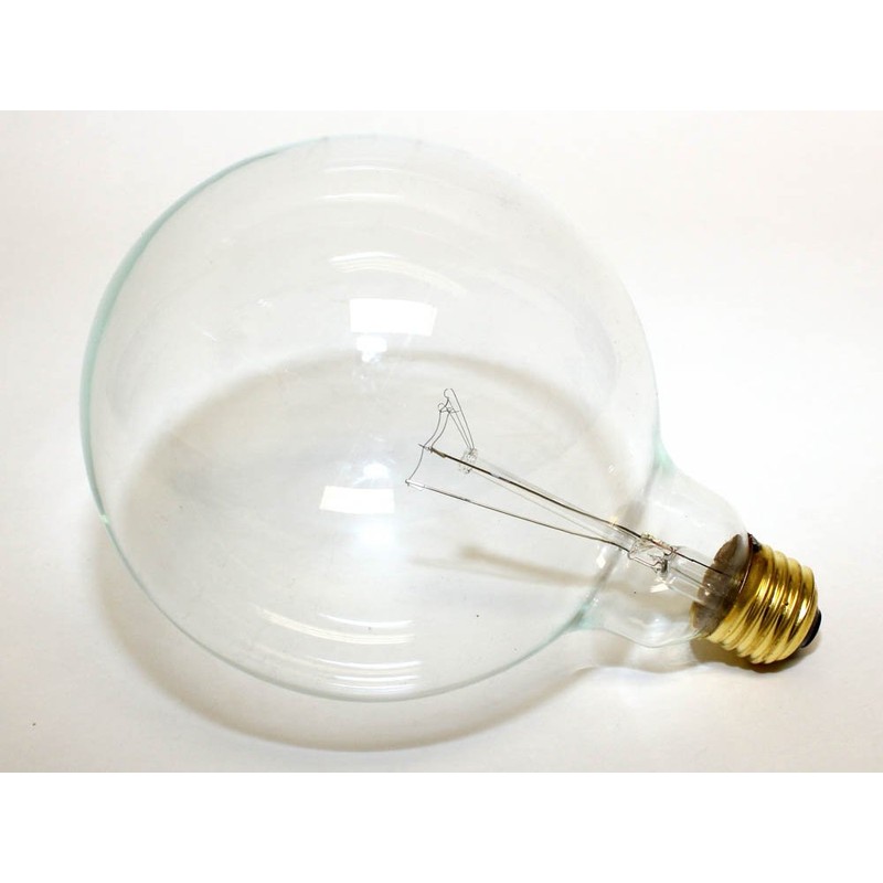 Bulbrite 40W 125V G40 Clear Globe Bulb, E26 Base