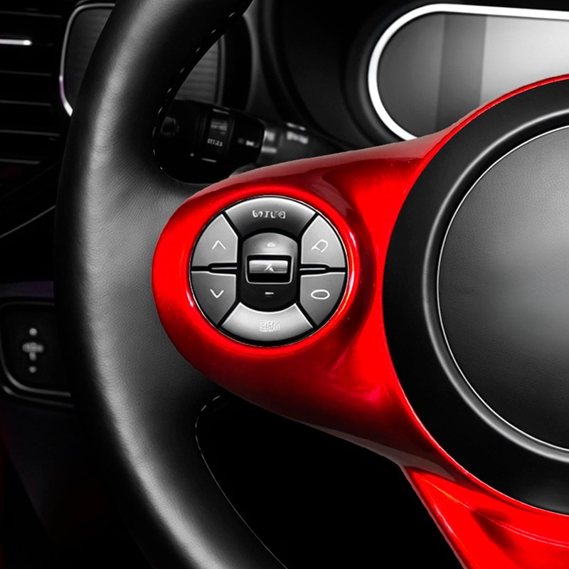 Steering Wheel Trim Cover Compatible with Kia Soul 2020-2026 Accessories