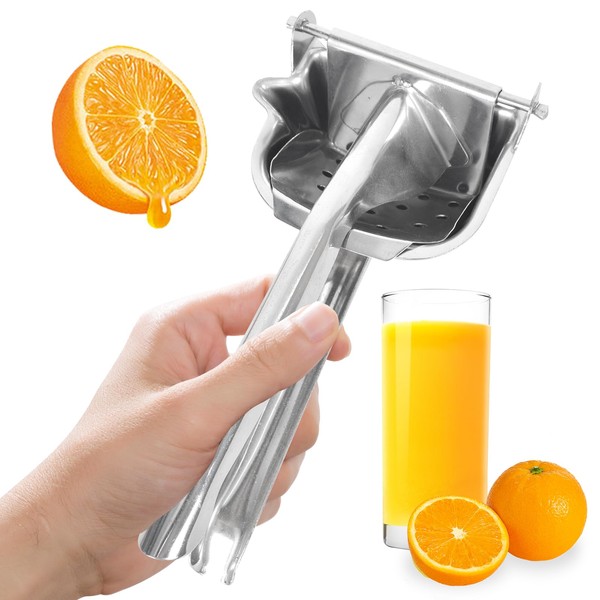 Lunaanda Lemon Squeezer, Citrus Juicer, Stainless Steel Juicer, Manual Hand