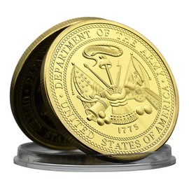 2nd Infantry Division Challenge Coin - Military Coin with US Army Seal, 1.57 Inches, Collectible & Symbolic Gift for Veterans and Military Enthusiasts