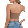 ANGOOL Women's Strapless Bra Without Underwire Push Up Bra Without