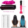 Hair Extension 60 cm Crochet Braids Two Tone Ombre Braiding