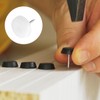 METALLIXITY Furniture Feet Nail (22mm/0.87in) 80Pcs, Plastic Round Chair Glides