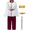 Prince Charming Costume for Kids Boys Royal Prince King Outfit