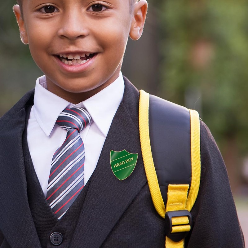Head Boy Shield Badge (GREEN)