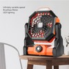 Outdoor Portable Fan Stepless Speed Control High Wind Fan Camping