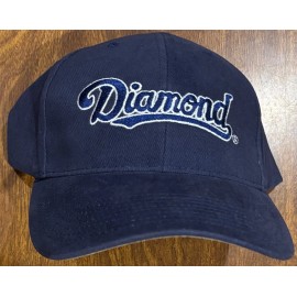 Diamond New Vintage Diamond Sports Baseball Cap, Navy, Adult One-Size-Fits-