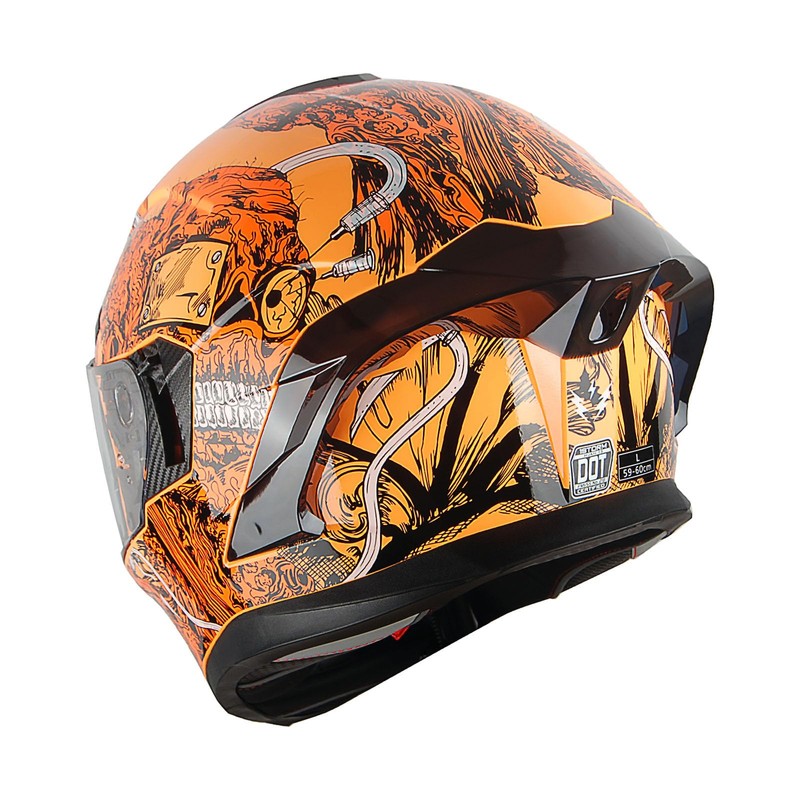 1Storm Motorcycle Full Face Helmet DOT Adults Street Bike Dual
