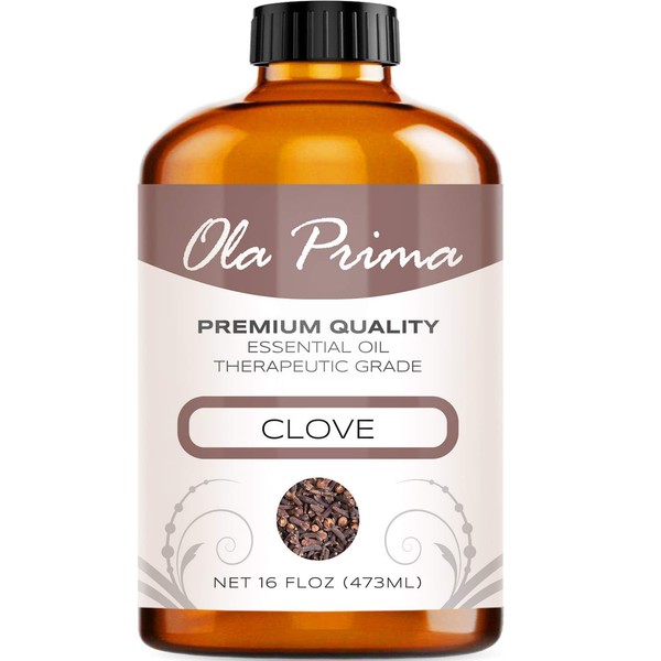 Ola Prima Oils 16oz - Clove Essential Oil - 16 Fluid Ounces