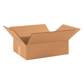 Aviditi 17135 Flat Corrugated Cardboard Box 17" L x 13" W x 5" H, Kraft, for Shipping, Packing and Moving (Pack of 25)