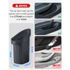 BMZX Car Trash Can Trash Bin, Accessories for Interior Mini