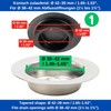Universal Plugs, Pack of 2, Diameter 42 to 39 mm