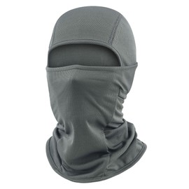Ski Mask for Men Balaclava Face Mask Women Shiesty Masks Breathable Full Head Masks for Sun UV Protection Motorcycle Helmet (Gray)