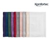 Komforttec 2-Piece Bath Mat Set, Terry Cloth Shower Mat, Washable