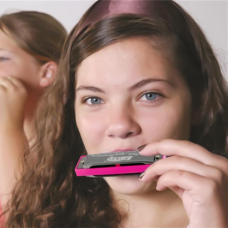 Blues Harmonica, Diatonic 10 Holes C Key Happy Harmonica Mouth