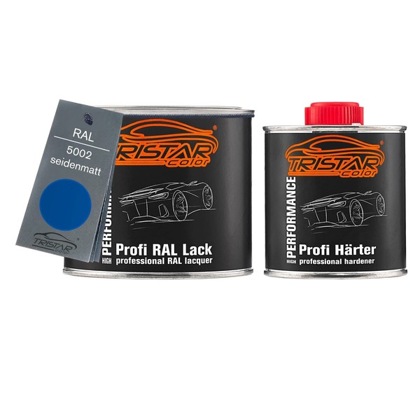 TRISTARcolor RAL 5002 Ultramarine Blue Semi-Gloss 2K Car Paint 0.75