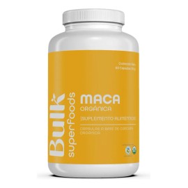 Suplemento Maca Orgánico 180 Cápsulas De 500 Mg Bulk Superfoods 100% Natural Sin Gluten Apto Dieta Keto Suplemento Alimenticio A Base De Maca Orgánico En Cápsulas