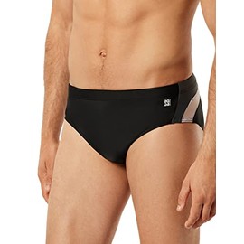Schiesser Men's Briefs Swimming Trunks, black