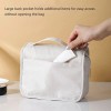 Hanging Toiletry Bag for Travel – Foldable Polyester Organizer with