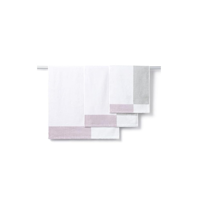 TOWEL LAUNDRY the Basic Mini Bath Towel, Gray, Made in